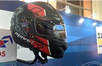 Sandhar-Amkin's Mavox brand has its entire range of ISI-certified helmets on display.