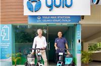 L-R: Matteo Del Sorbo, EVP, Magna International and Amit Gupta, co-founder and CEO, Yulu.