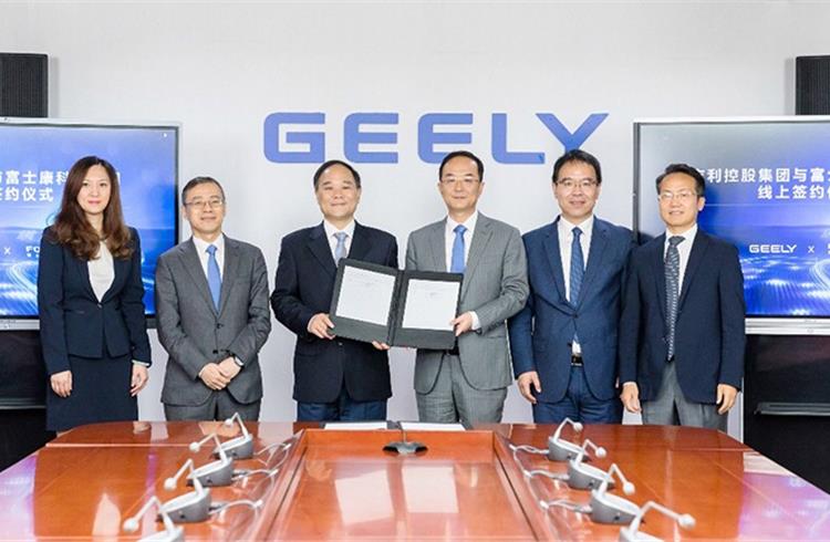 Geely and electronics giant Foxconn ink JV to provide customised consulting to OEMs