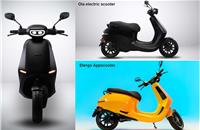 The Ola scooter looks very similar to the high-tech Etergo AppScooter. It is likely that the made-in-Tamil Nadu EV will have changes made for the Indian market and also to keep costs low.