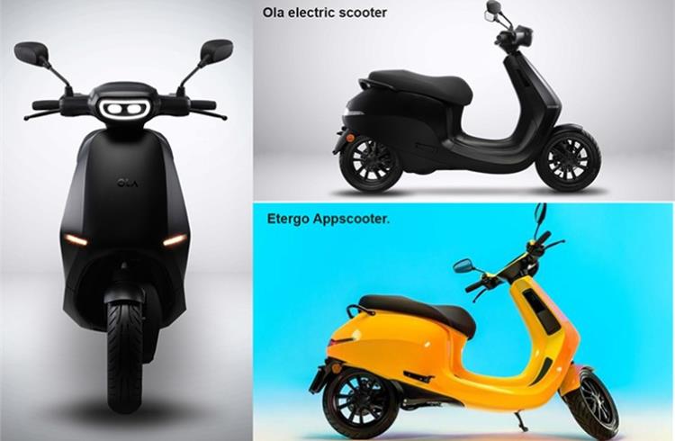 The Ola scooter looks very similar to the high-tech Etergo AppScooter. It is likely that the made-in-Tamil Nadu EV will have changes made for the Indian market and also to keep costs low.