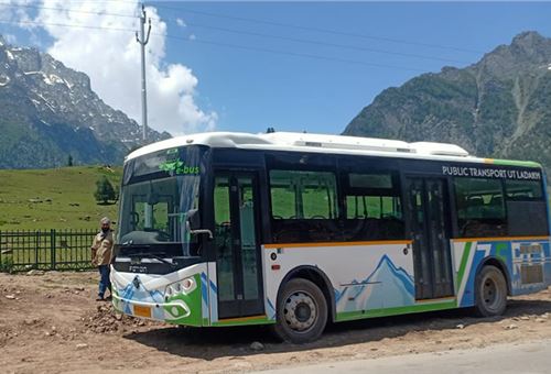 Electric buses in Ladakh surpass 10,50,000 kilometers