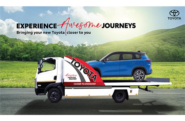 Toyota Kirloskar Motor introduces new car delivery solution