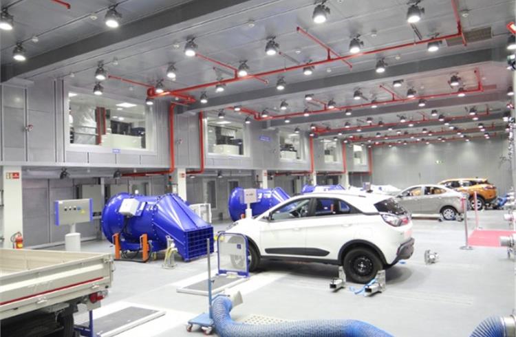 Test facility equipped to meet the development, calibration and type approval requirement for light and heavy-duty powertrains. It is also capable of testing - range, power, drivability and durability of electric vehicles.