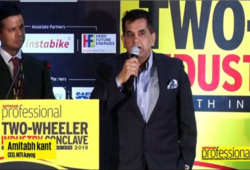 Amitabh Kant | Disruptions are inevitable | 2019 Two-wheeler industry conclave