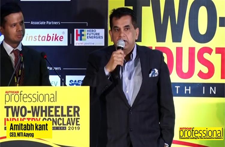Amitabh Kant | Disruptions are inevitable | 2019 Two-wheeler industry conclave
