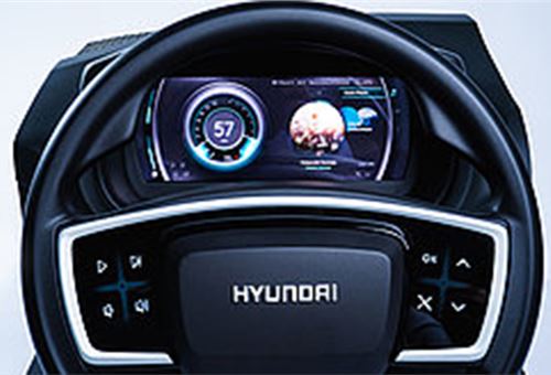 EDAG and Hyundai develop pathbreaking touch-steering wheel concept