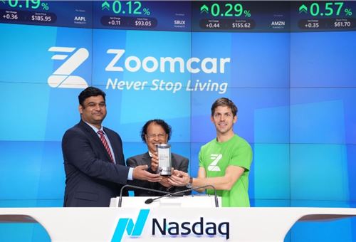 Zoomcar lists on NASDAQ 