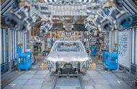 The CO2-reduced steel is then used at BMW Group Plants Spartanburg and San Luis Potosí to create car bodies for BMW vehicles.