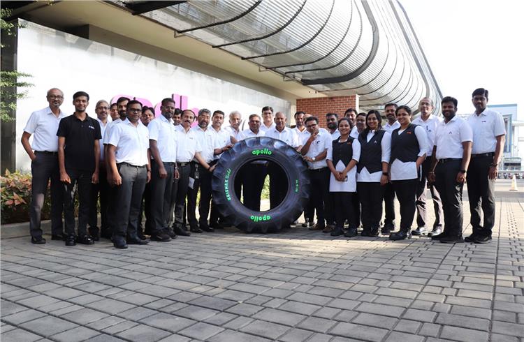 Apollo Tyres develops concept tyre with 75% sustainable materials