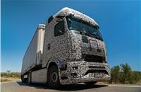 The eActros 600 will celebrate its world premiere on October 10. The vehicle is planned to be ready for series production in 2024.