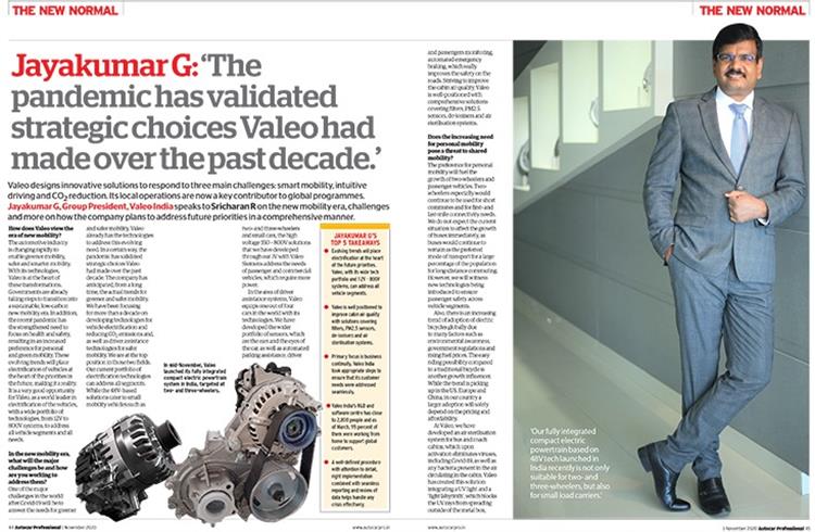 Autocar Professional’s Man of the Year 2020 is Tata Motors’ Shailesh Chandra