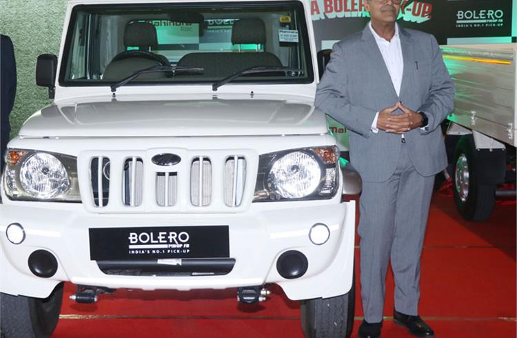 Veejay Ram Nakra: .’The new Bolero 1.7-tonne pick-up is for larger loads and longer distances.’