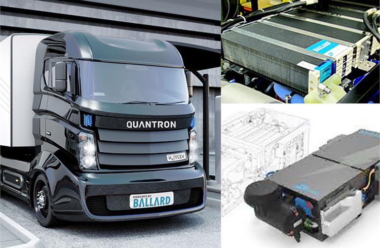 Ballard and Quantron to develop hydrogen fuel cell electric trucks
