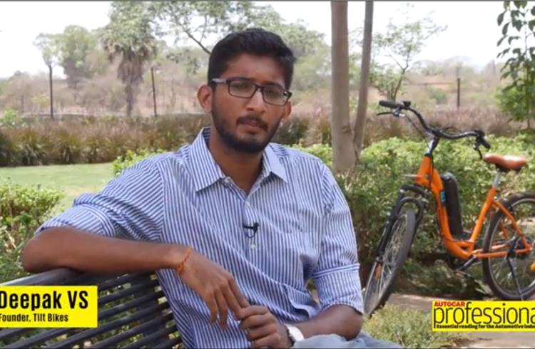 Tilt bikes | One of the first e-bike sharing programs in India