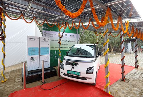 MG powers off-grid Solar-EV Charging station with BatX Energies