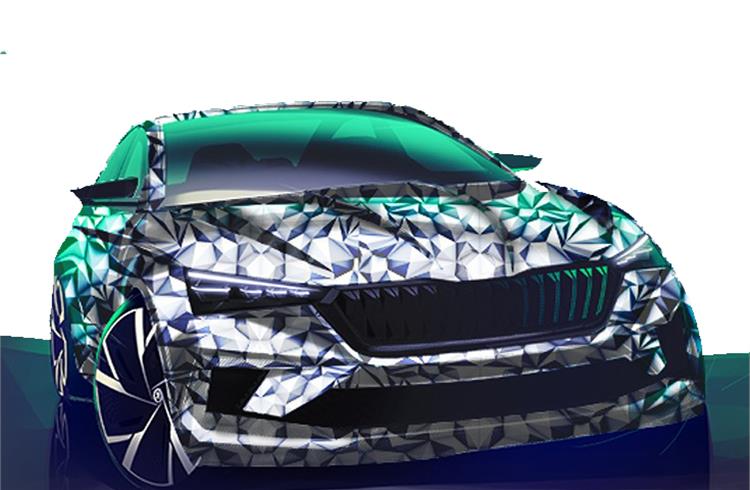 Skoda plots new sedan for India, announces camouflage design contest 