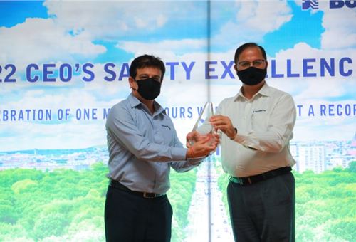 BorgWarner’s Chennai facility receives CEO Safety Award