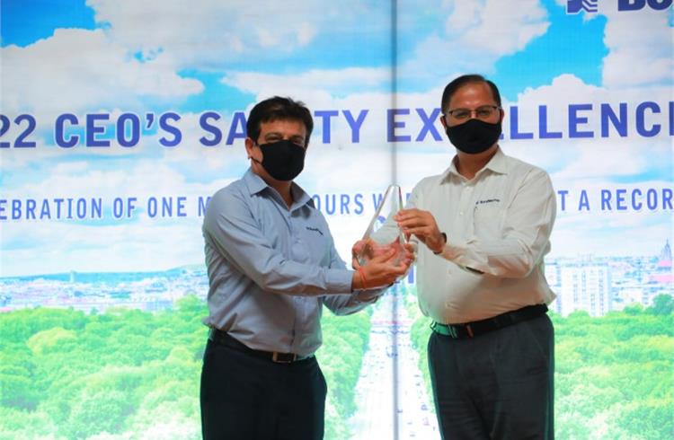 BorgWarner’s Chennai facility receives CEO Safety Award