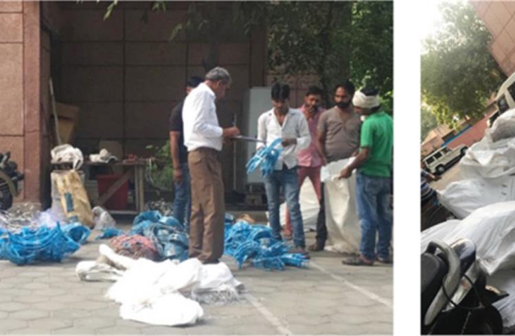 Another fake parts and packaging dealer raided in the Bawana Industrial Area in Delhi. 