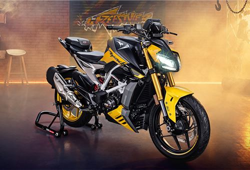 TVS aims to double 310cc volumes with new Apache RTR 310