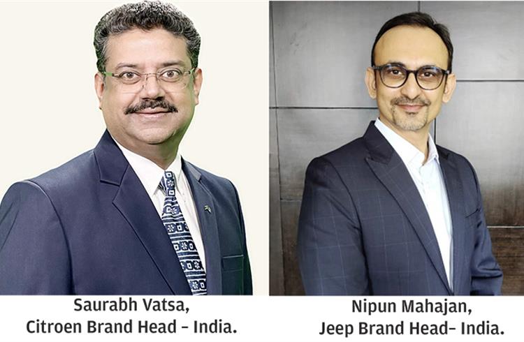 Stellantis appoints brand leaders for Citroen and Jeep in India