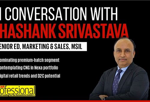 In conversation with MSIL's Shashank Srivastava
