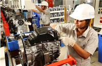 The Sanand plant also produces the Revotron 1.2L petrol, Revotorq 1.05L diesel and 1.2 NGTC petrol engines.