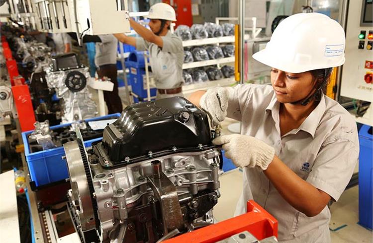 The Sanand plant also produces the Revotron 1.2L petrol, Revotorq 1.05L diesel and 1.2 NGTC petrol engines.