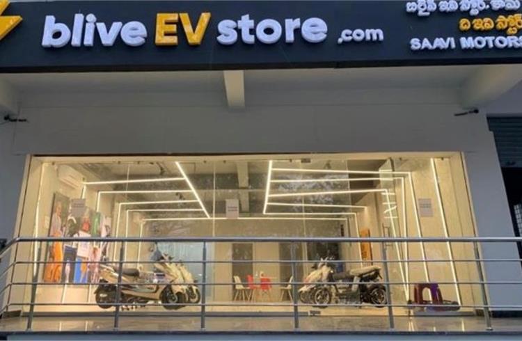 The Blive store in Hyderabad