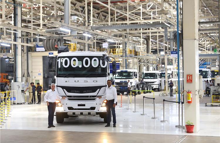 Daimler India CV crosses 100,000 unit production milestone 