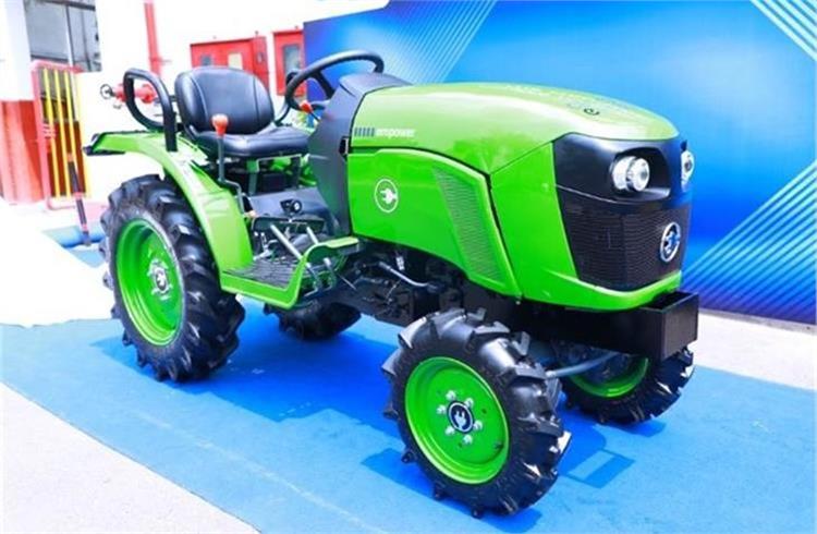 Cellestial's electric tractors, which come with a swappable battery, are claimed to offer lower total cost of ownership compared to current IC tractors.