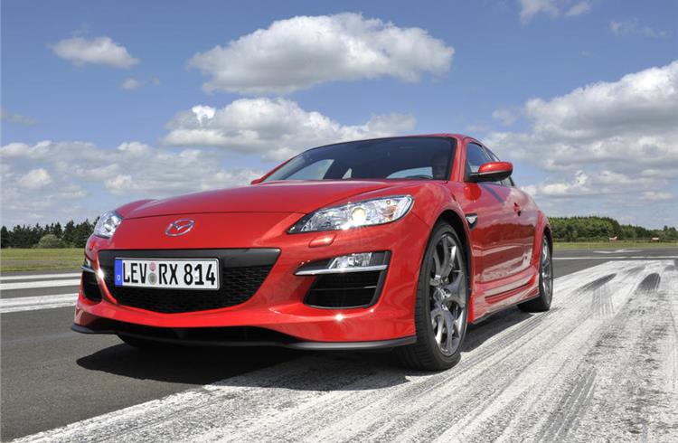 Mazda hasn't offered a rotary engine since the RX-8 went out of production in 2012