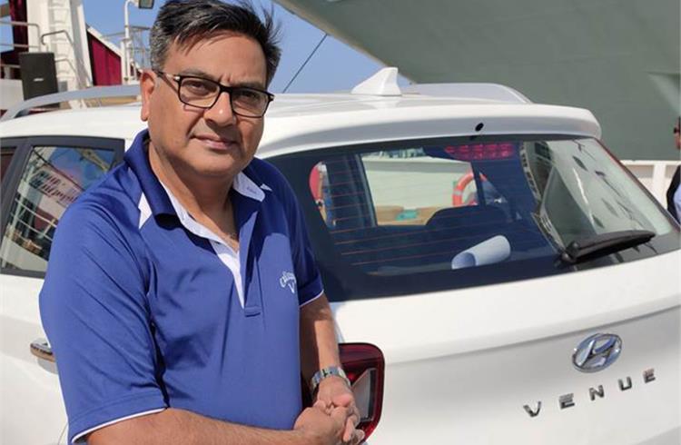 Puneet Anand: 'I expect over 40% of the Venue sales will be for the 1-litre model.'