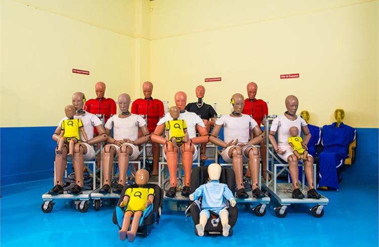 Dummies equipped with an array of sensors help record crucial data for post-crash analysis.