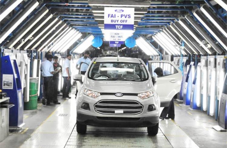 Ford suspends production on India, South Africa, Thailand and Vietnam