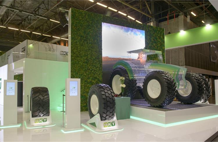 BKT displays its biggest agricultural tyre at SIMA 2019