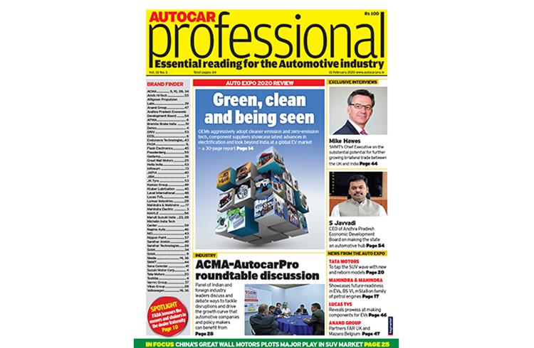 Autocar Professional's February 15 issue: The sum of all parts at Auto Expo