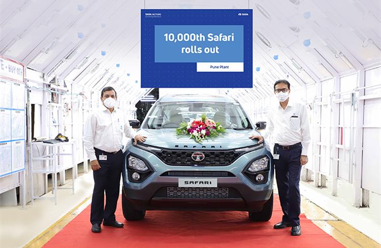 Launched on February 22, 2021, the new Tata Safari sold 3,855 units till end-March and added 4,780 units in June. 