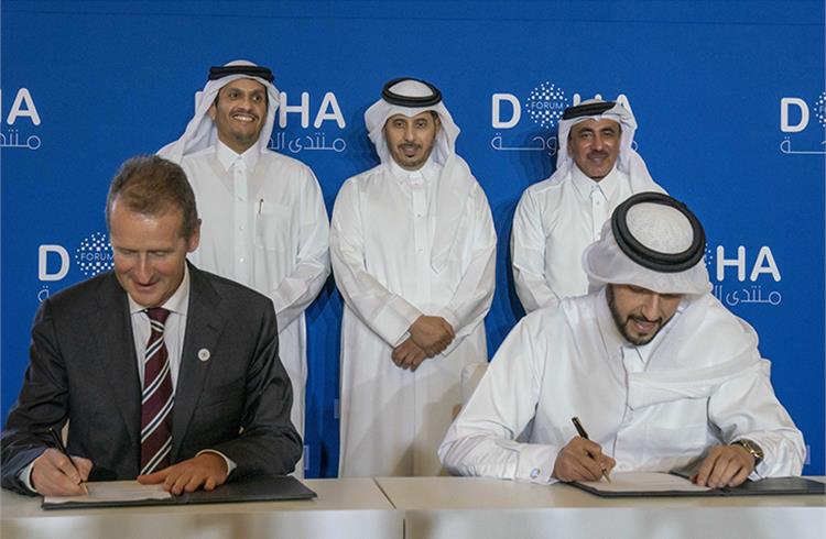 Qatar and Volkswagen announce autonomous electric public transport by 2022