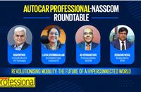 The panellists at the National Association of Software and Service Companies (NASSCOM) roundtable in Bangalore moderated by Autocar Professional’s Mayank Dhingra.