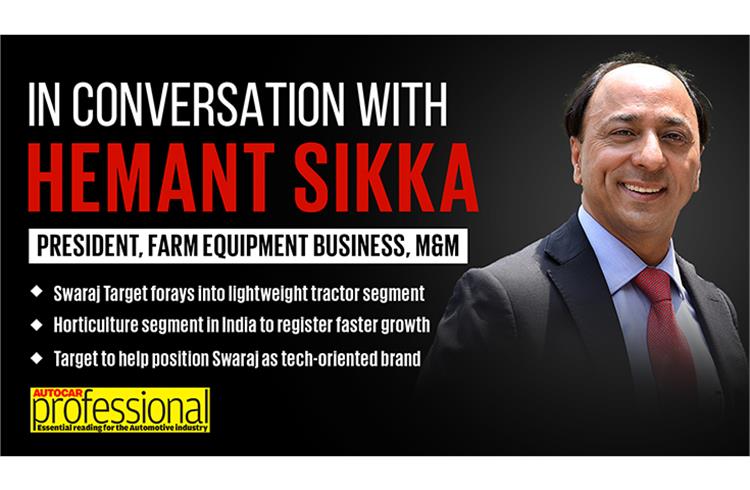 In Conversation with M&M's Hemant Sikka