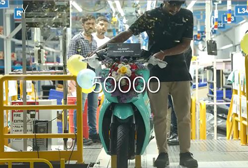 Ather Energy sells 6,410 units in August, rolls out 50,000th 450X