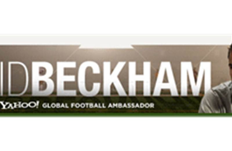 David Beckham enlisted as global brand ambassador for Yahoo!