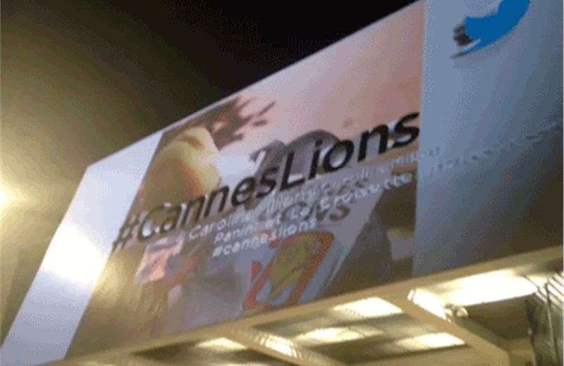 Cannes 2013: Spotted: the living billboard in Cannes