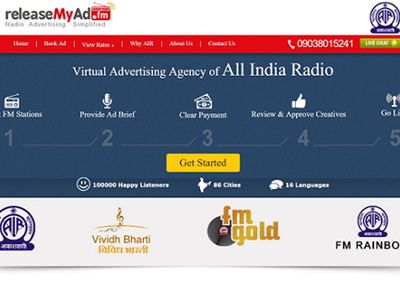 All India Radio to allow ad bookings online through releaseMyAd
