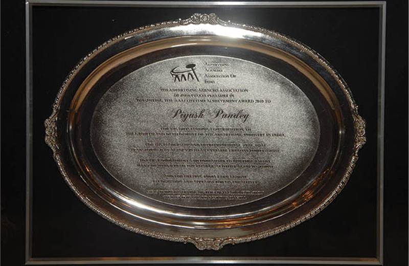 Piyush Pandey receives AAAI Lifetime Achievement award