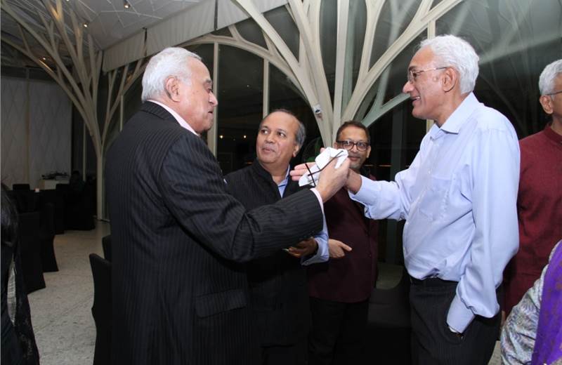 Images from party to celebrate Srinivasan Swamy's election as IAA Global SVP