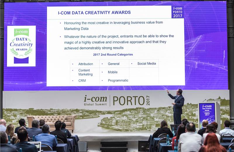 I-COM Global Summit 2017: Images from Data Creativity Awards presentations