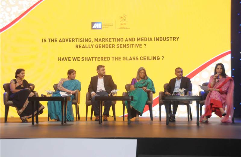 Images from IAA's panel discussion on gender sensitivity in advertising